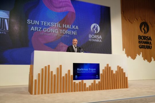 Borsa İstanbul’da gong Sun Tekstil için çaldı