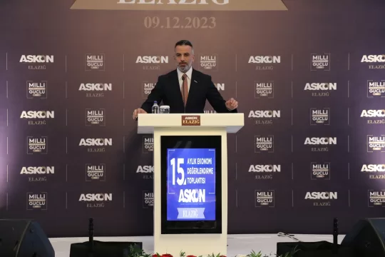 Elazığ'da “ASKON 15. Aylık Ekonomi Değerlendirme Toplantısı” yapıldı