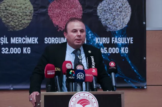 Kayseri’de çiftçilere 700 ton tohum dağıtıldı