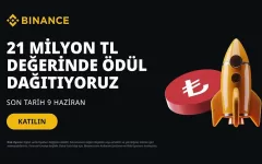 Binance’den 21 milyon TL değerinde ödül kampanyası