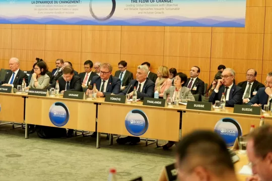 Bakanlar Bolat ve Şimşek, OECD Bakanlar Toplantısı Açılış Oturumu'na katıldı