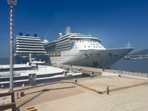 Bodrum'a “Brilliance of the Seas” ve “Ilma” kruvaziyerleriyle 2 bin 643 yolcu geldi