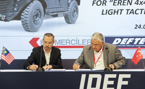 Katmerciler, EREN 4X4 için ilk işbirliği anlaşmasını Malezyalı DEFTECH ile imzaladı
