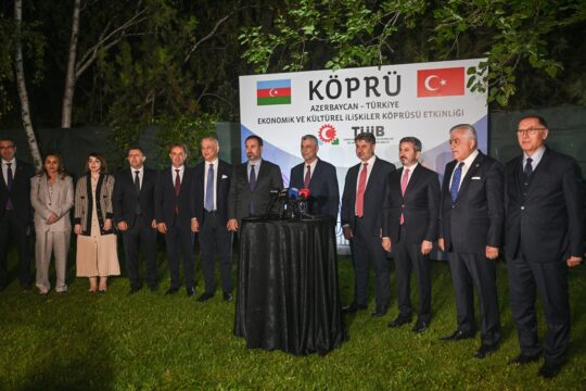 Bakan Bolat, Azerbaycan-Türkiye Ekonomik ve Kültürel İlişkiler Köprüsü Etkinliği'nde konuştu: