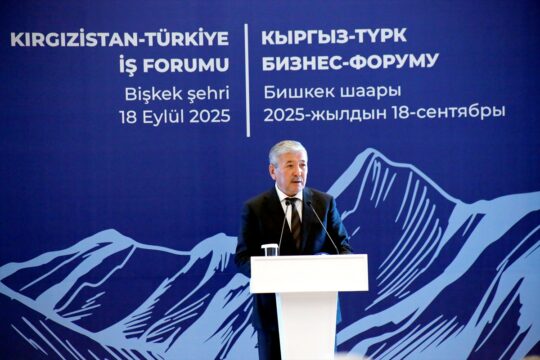 Bişkek'te Kırgız-Türk İş Forumu gerçekleştirildi