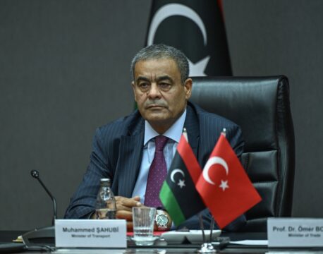 Ticaret Bakanı Bolat, Libya Ulaştırma Bakanı Şehubi ile görüştü: