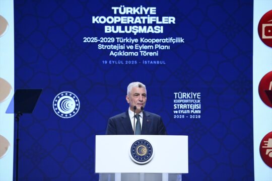 Ticaret Bakanı Bolat “Türkiye Kooperatifler Buluşması”nda konuştu