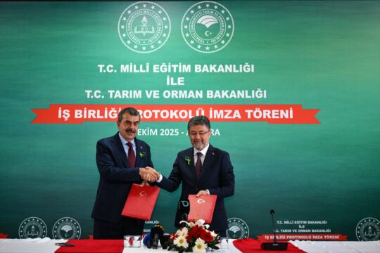 Milli Eğitim ile Tarım ve Orman bakanlıkları arasında “çatı protokolü” imzalandı