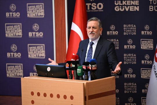 BTSO Yönetim Kurulu Başkanı Burkay, Lojistik Teknopark projesini anlattı: