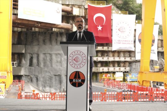 Karayolları Genel Müdürü Gülşen, Sarıyer-Kilyos Tünel Projesi TBM Kazı Çalışmaları Tamamlama Töreni'nde konuştu: