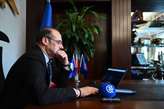 THK Kayyum Heyeti Başkanı Kemal Yurtnaç, AA'nın “Yılın Kareleri” oylamasına katıldı