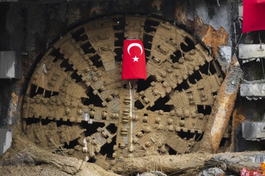 Bakan Uraloğlu “Sarıyer-Kilyos Tünel Projesi TBM Kazı Çalışmaları Tamamlama Töreni”nde konuştu: